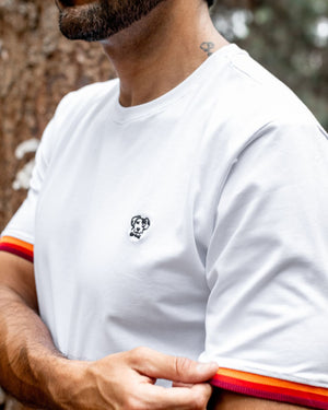 camiseta antimanchas blanca para hombre de DANTE