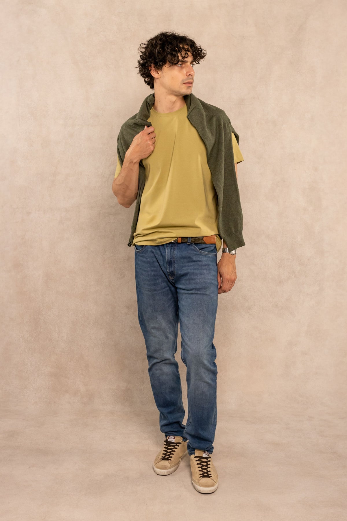 Camiseta Antimanchas Warm Olive