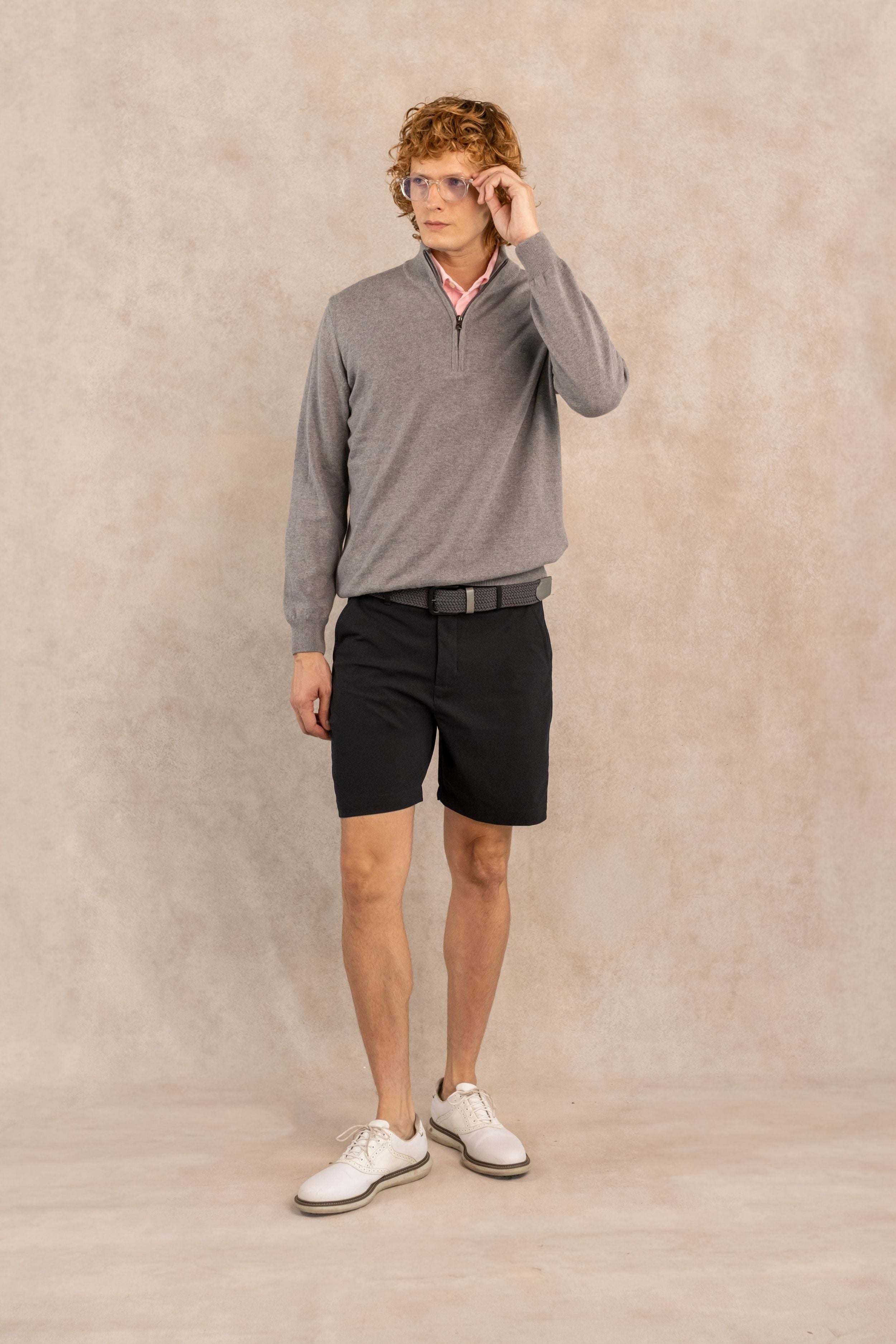 Halzip Algodón Peinado Antiarrugas Gris Medio