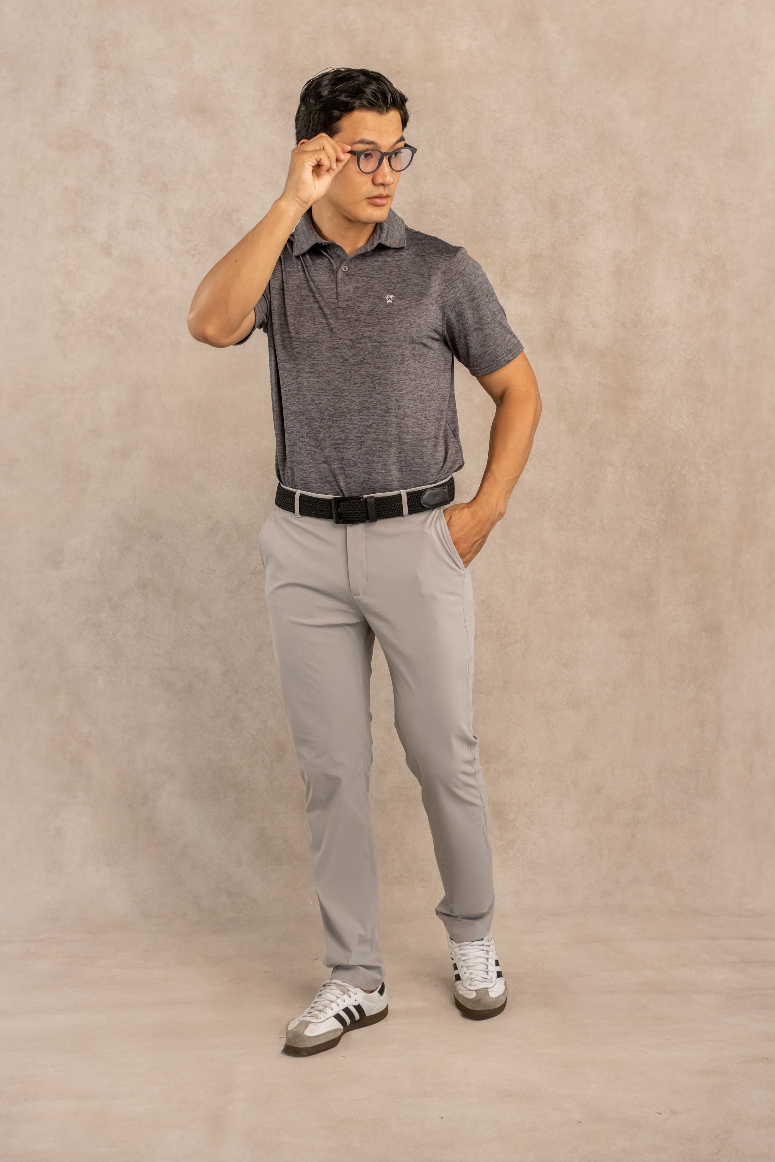 Pantalon Performance Antimanchas Light Gray