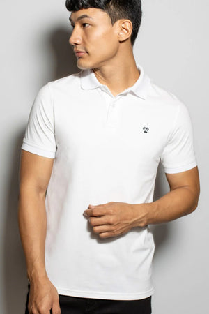 Polo Antimanchas Blanca - Talla Slim