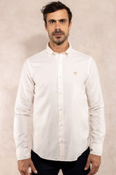 Camisa Antimanchas Oxford Ivory - Talla Regular