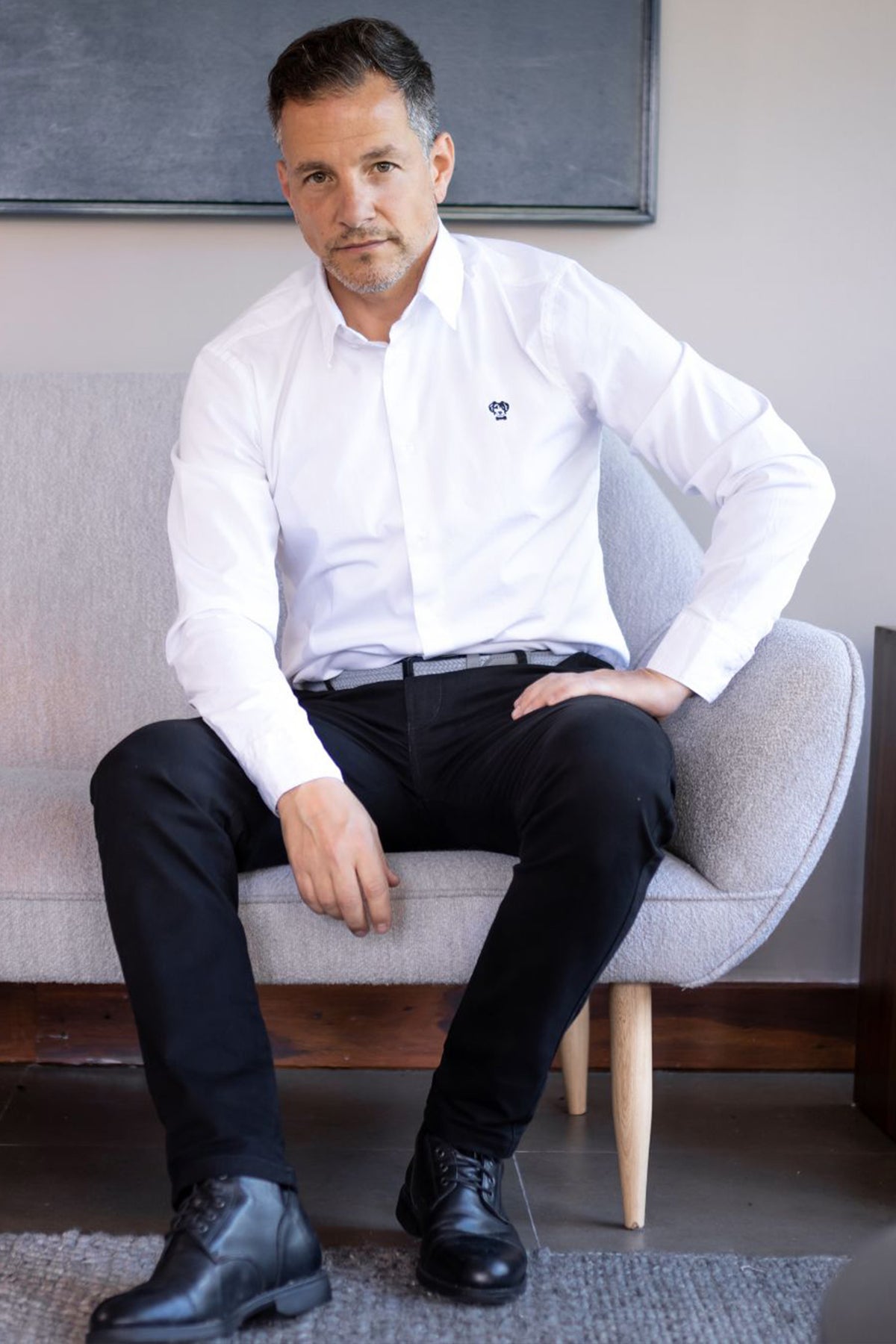 Camisa Antimanchas Popelina Blanca - Talla Regular