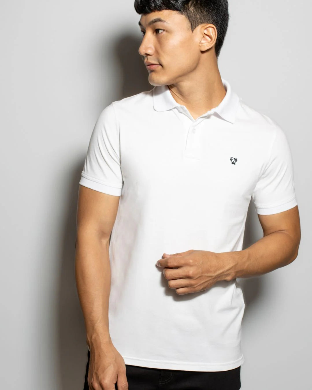 Polo Antimanchas Blanca - Talla Slim