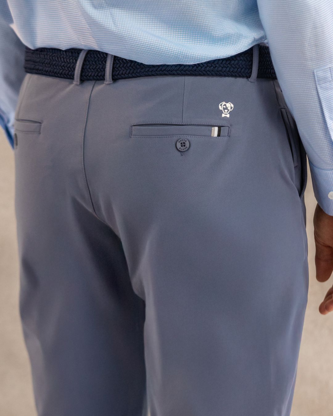 Pantalon Performance Antimanchas Azul Indico