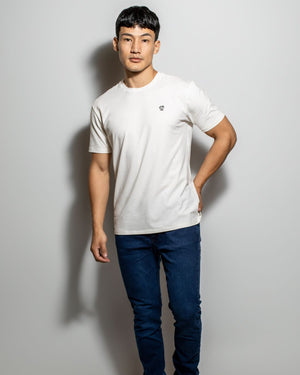 camiseta antimanchas blanca para hombre de DANTE