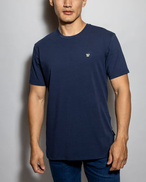 camiseta antimanchas azul para hombre de DANTE