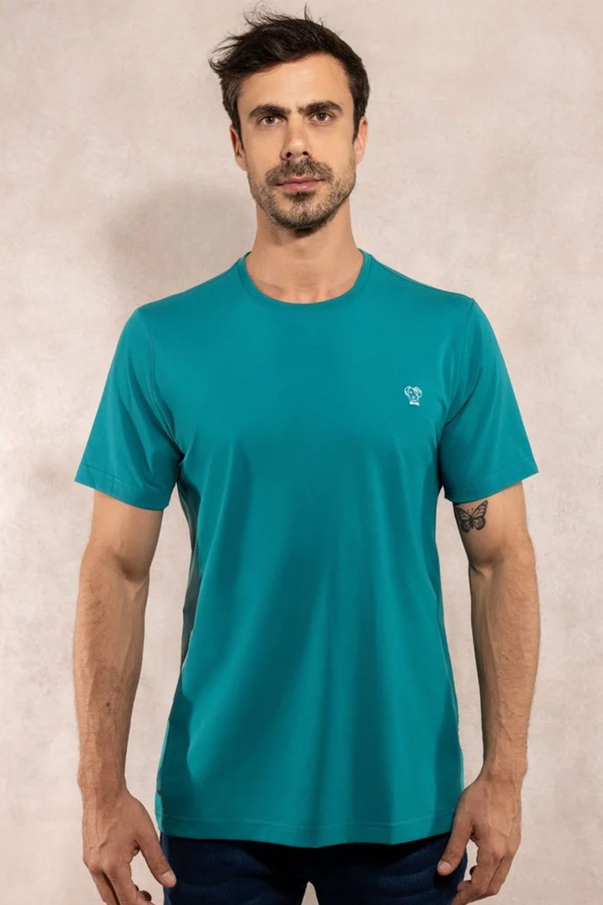 Camiseta Antimanchas Verde Esmeralda - Talla Regular