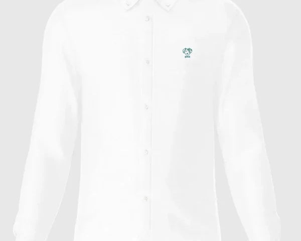 Camisa antimanchas Oxford Blanca DANTE para Hombre regular fit foto 