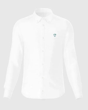 Camisa antimanchas Oxford Blanca DANTE para Hombre regular fit foto 