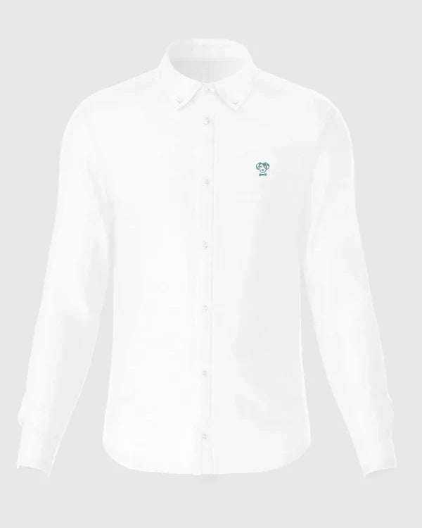 Camisa antimanchas Oxford Blanca DANTE para Hombre regular fit foto 