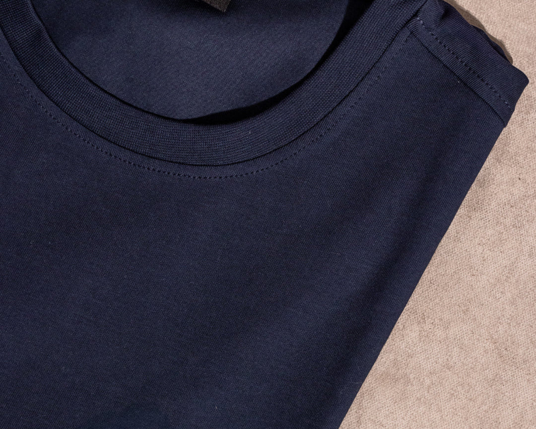 Camiseta antimanchas Dark Blue hombre marca DANTE tallaje regular fit foto
 close