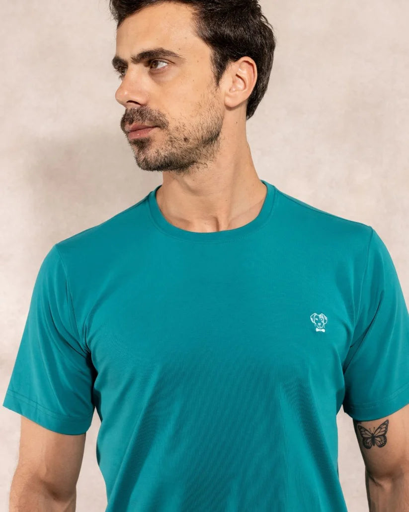 Camiseta Antimanchas Verde Esmeralda - Talla Regular