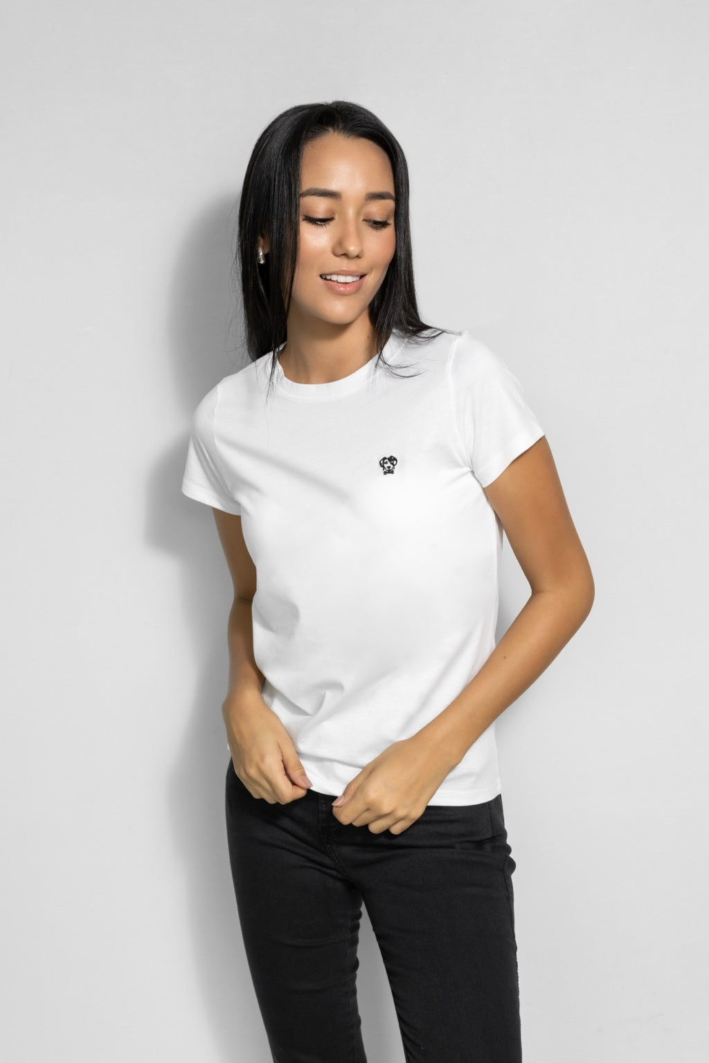 Camiseta Antimanchas de Mujer Blanca - Talla Regular